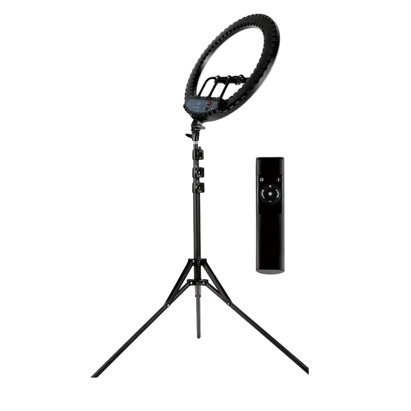 Lampă circulară Selfie Ring Light HQ-21S Negru