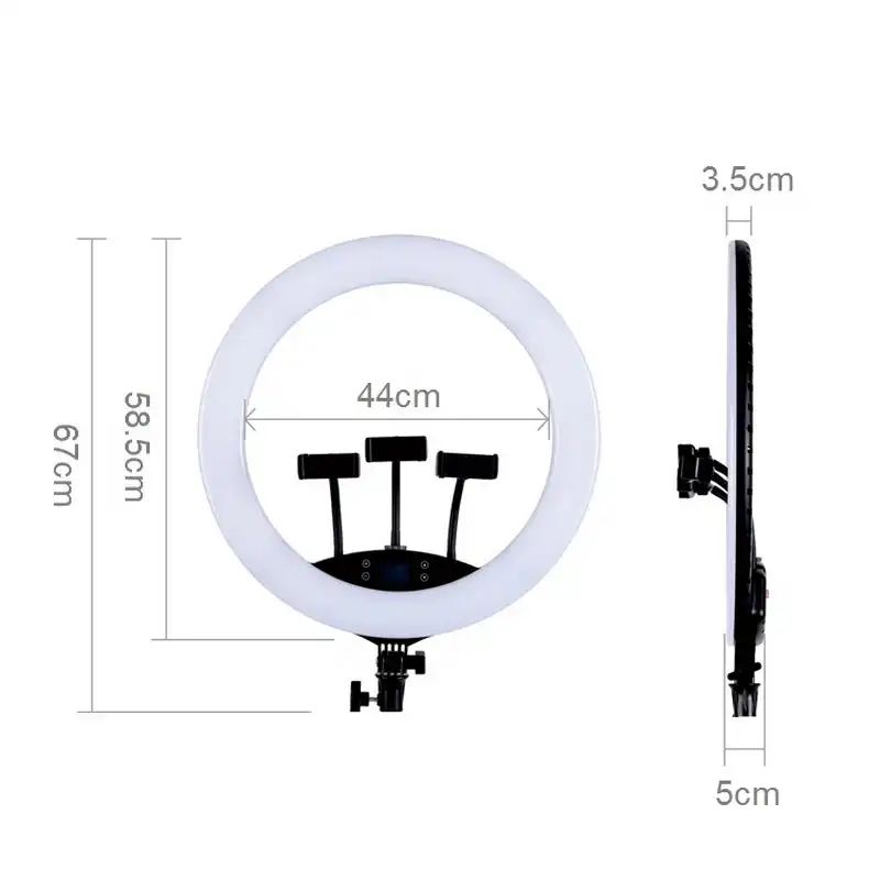Lampă circulară Selfie Ring Light HQ-23NS Negru