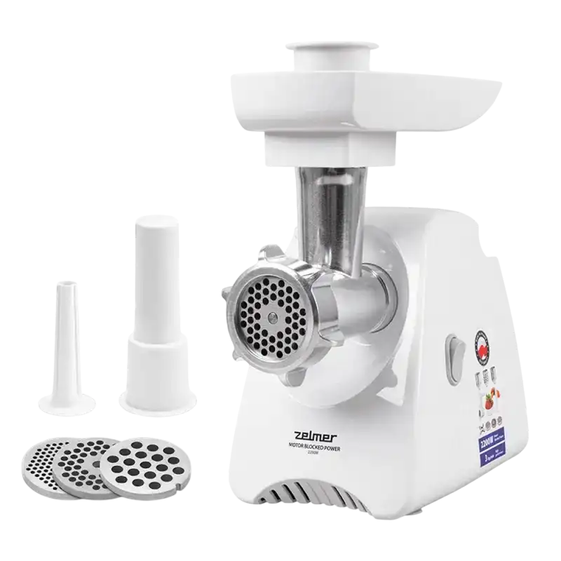 Мясорубка Zelmer ZMM5801P Белый..
