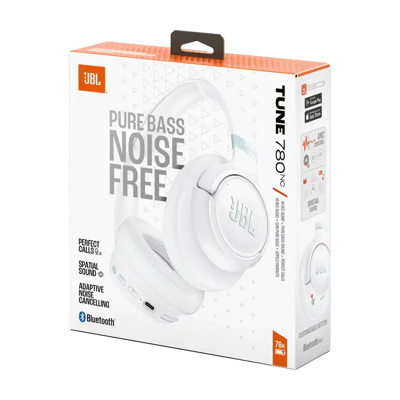 Căști JBL Tune 780NC Alb