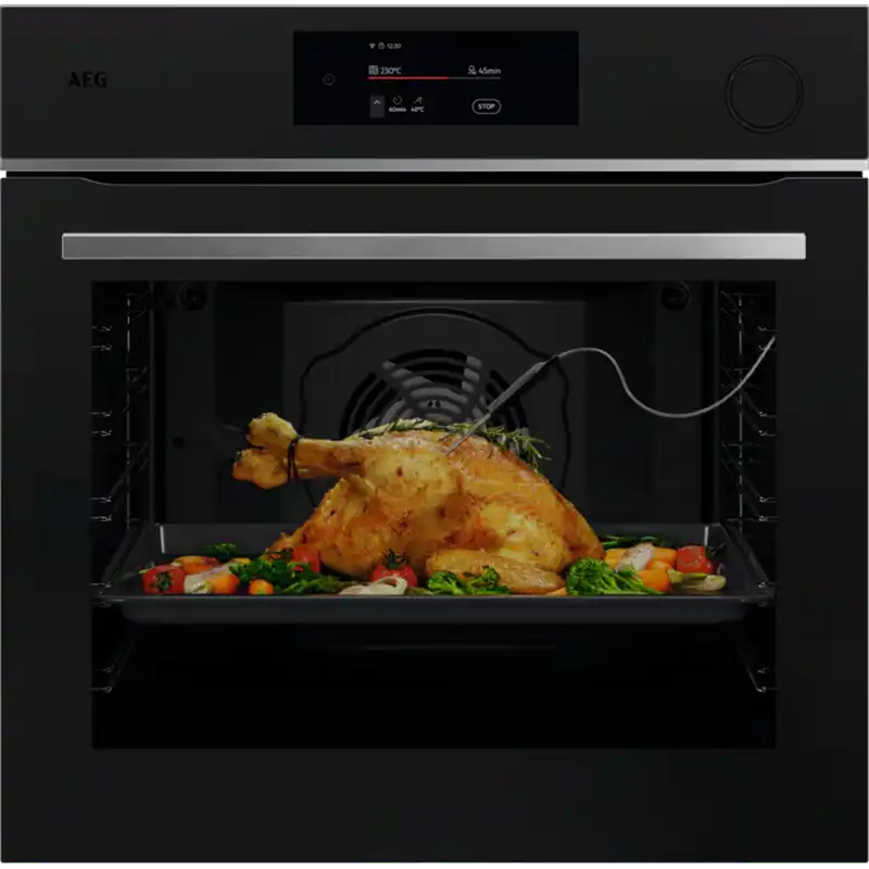 Электрический духовой шкаф AEG TR7PB731ST Черный