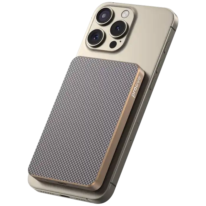 Acumulator extern Proove Carbon Slim 20W Auriu