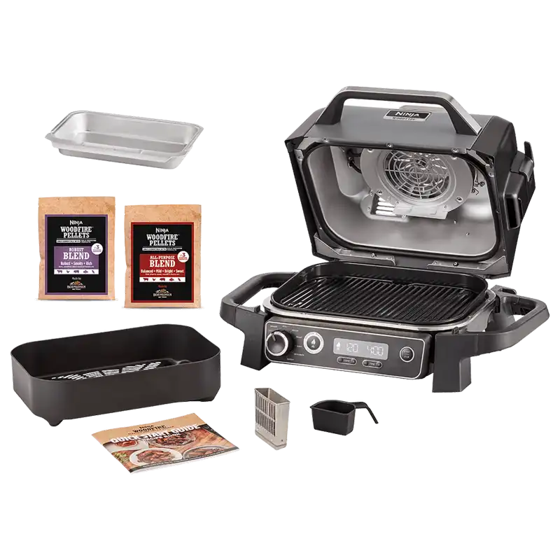 Grătar electric Ninja Woodfire OG701EU Gri