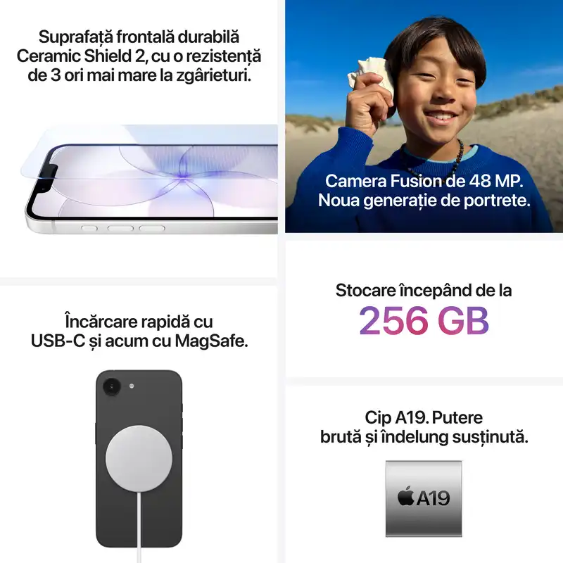 Смартфон Apple iPhone 17e, 8 ГБ / 256ГБ