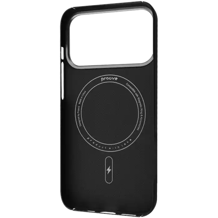 Чехол Proove Apple iPhone 17 Pro Carbon Slim with MagSafe Glowrise