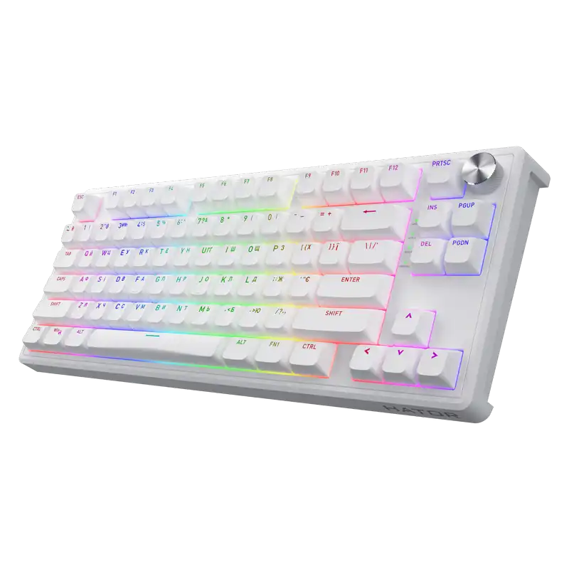Tastatură HATOR Skyfall 80 Mecanic Alb