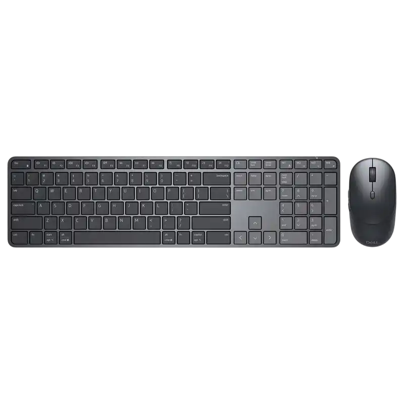 Set Tastatură + Mouse DELL KM726 Membrană Negru
Fără fir | Engleză, Rusă