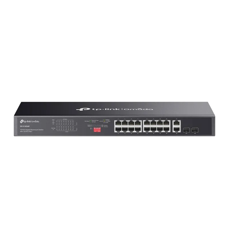 Купить  PoE Оборудование - PoE коммутатор TP-LINK DS1018GMP Черный..
