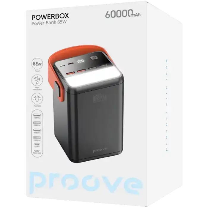 Acumulator extern Proove Powerbox Negru