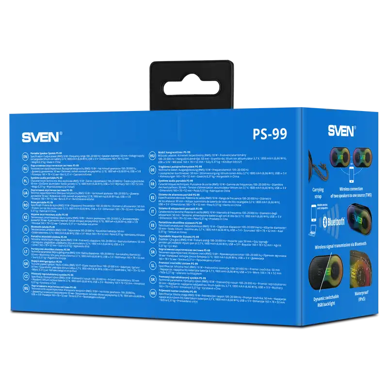 Boxă portabilă SVEN PS- 99 Negru