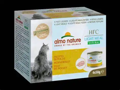MEGA ALMO NATURE CAT HFC Canned Cat Food Chicken Fillet 4x50 g