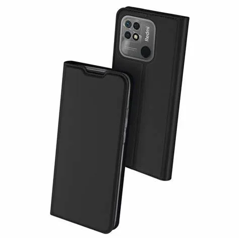 Husa Xcover RedMi 10C - Piele, Negru