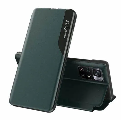 Husa Xcover Redmi Note 11/Note 11S - Soft View Book, Verde