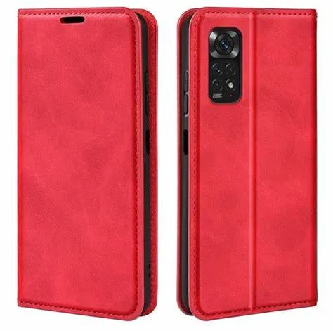 Husa Xcover Redmi Note 11/Note 11S - Soft View Book, Roșu