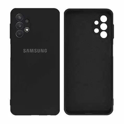 Husă Xcover Galaxy A32 4G - Soft Touch (Microfibră), Negru