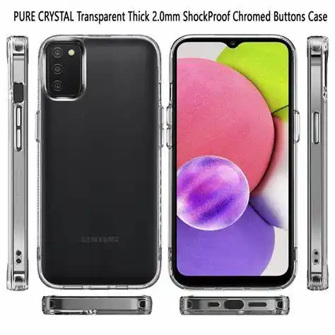 Husa Xcover Galaxy A03s - Liquid Crystal, Transparentă