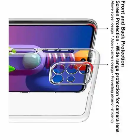 Чехол Xcover Galaxy M51 - TPU ультратонкий, Прозрачный