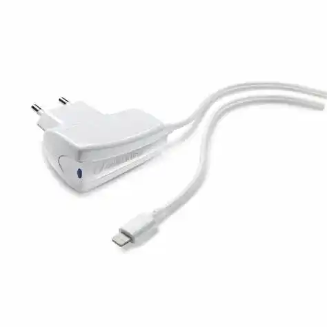 Încărcător Cellularline Dual PD, 20W, Alb, pentru Apple