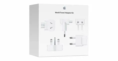 Adaptor de rețea Apple Travel Adapter Kit MD837, Alb