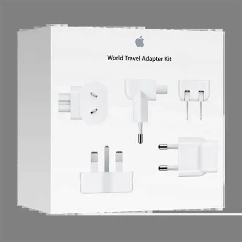 Adaptor de rețea Apple Travel Adapter Kit MD837, Alb