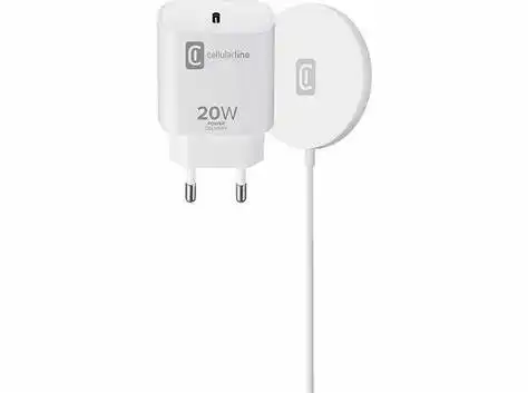 Încărcător wireless Cellularline Mag Duo, 7.5W, Negru