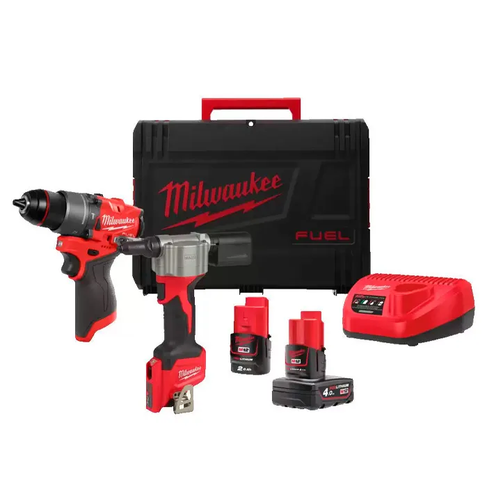 Купить  Наборы аккумуляторных инструментов - Milwaukee M12 FPP2D2-422X..