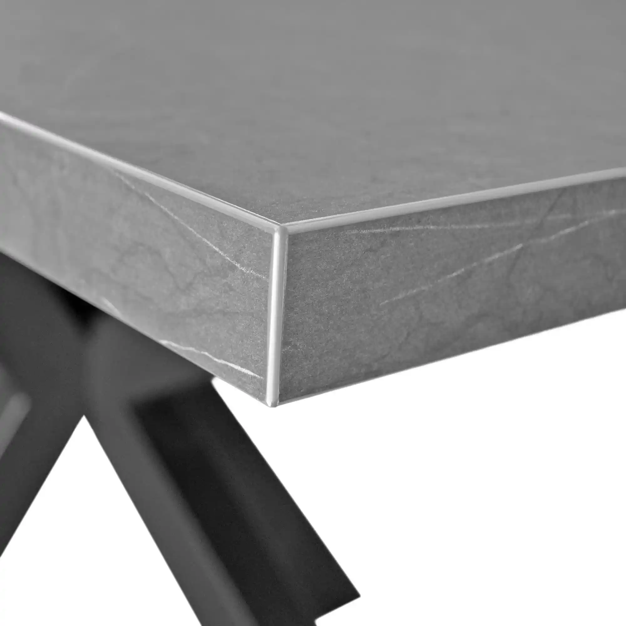 Masă VESTA Marmură Neagră 150×80