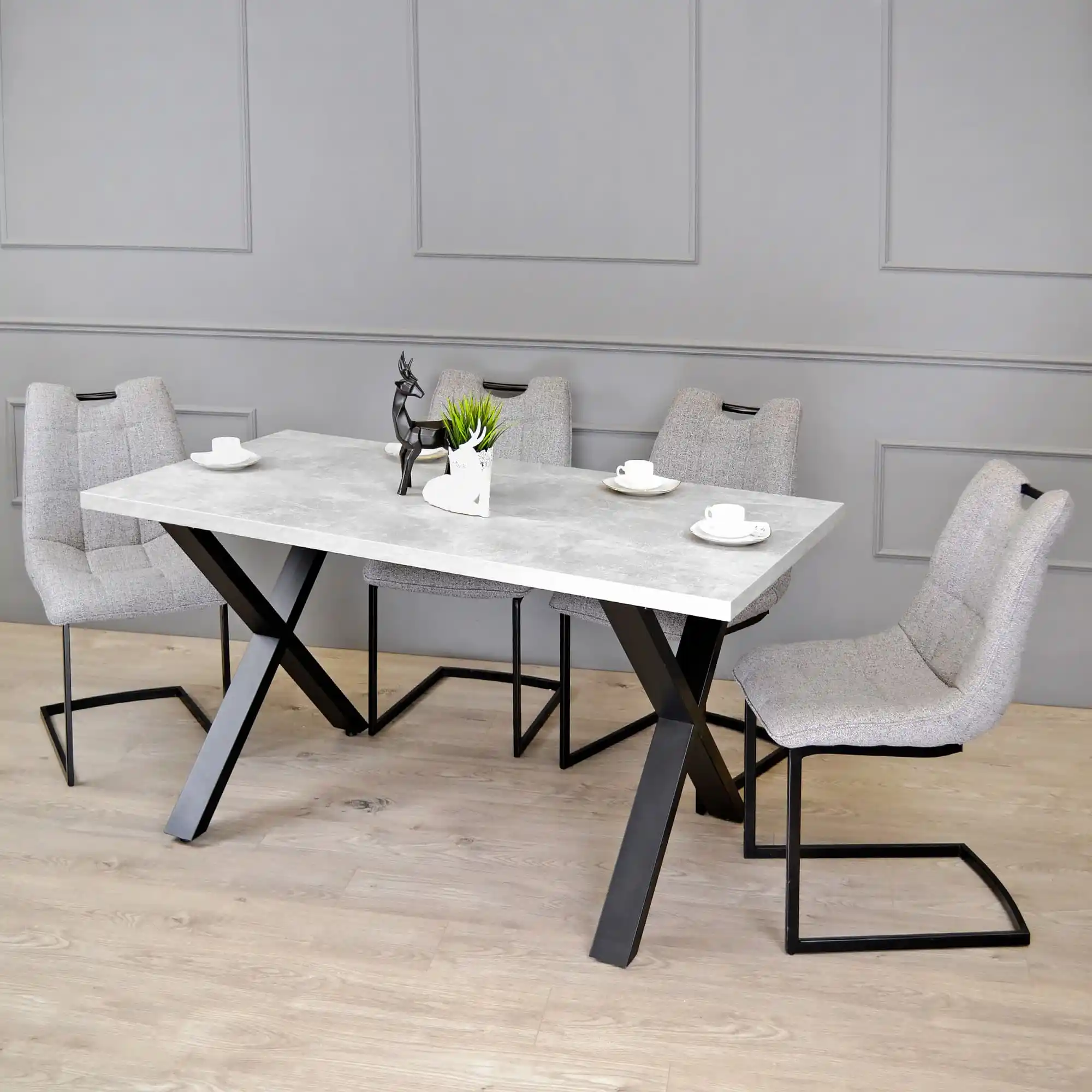 Masă X-BEN Beton 150×80