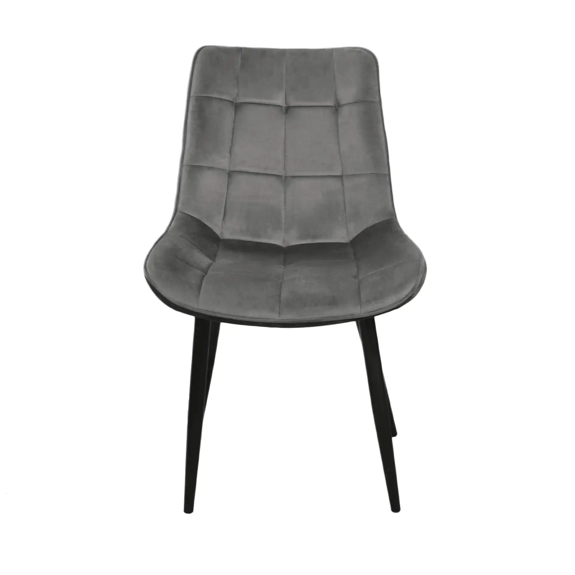 Scaun Hans Catifea Dark Grey HLR21+ Black Legs