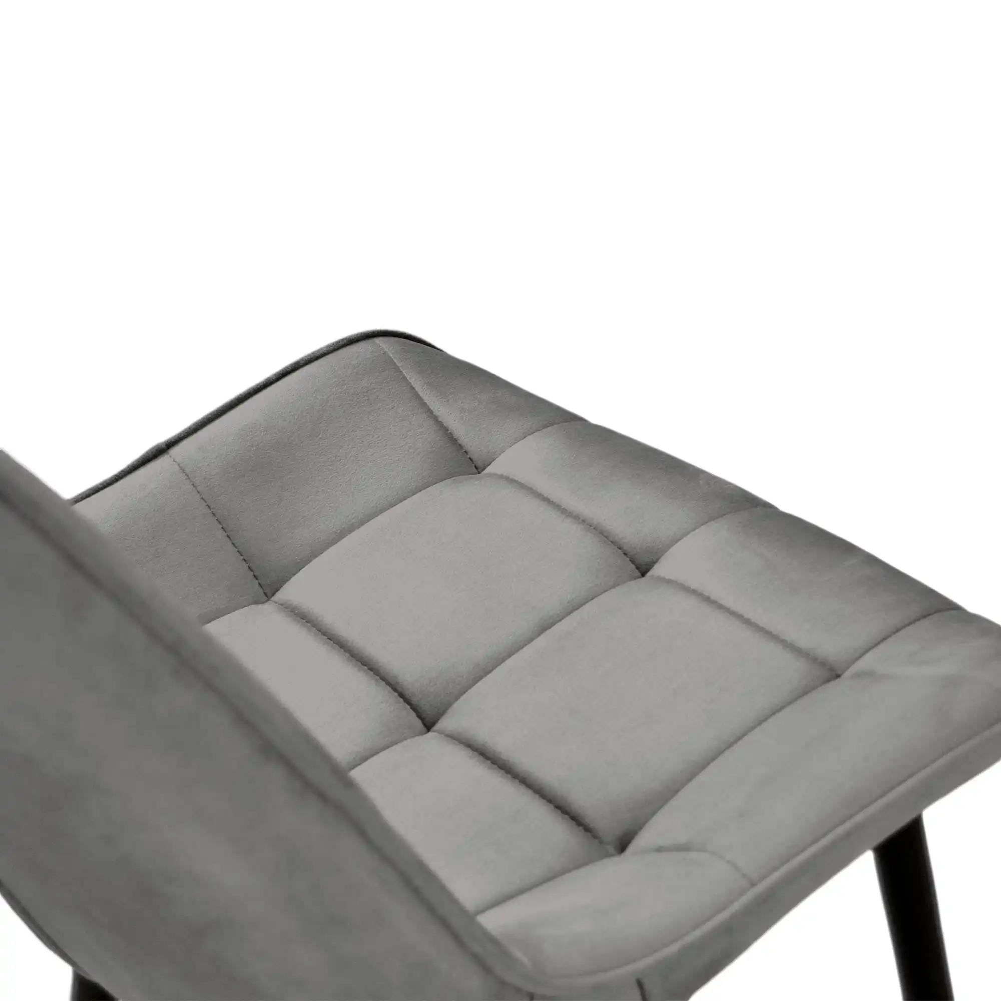 Scaun Hans Catifea Dark Grey HLR21+ Black Legs