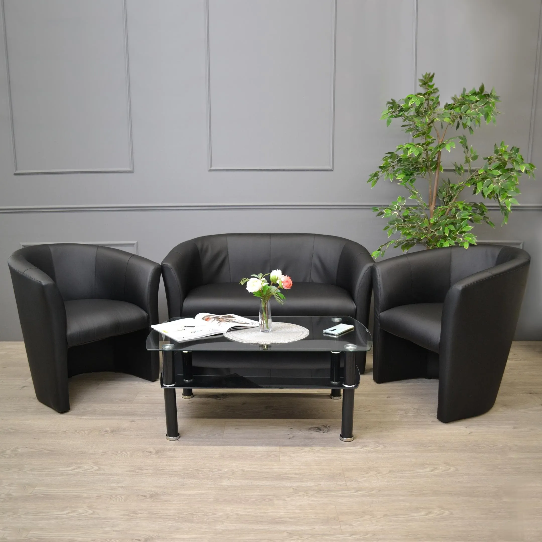 Canapea Club Duo Eco 30 Black