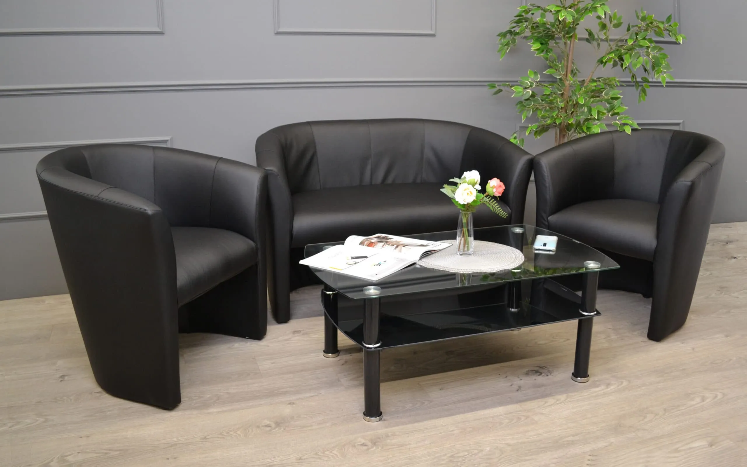 Canapea Club Duo Eco 30 Black