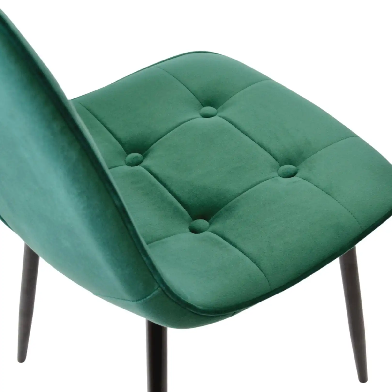 Scaun M-01-3 (Hlr-56) Catifea Green+Black Legs