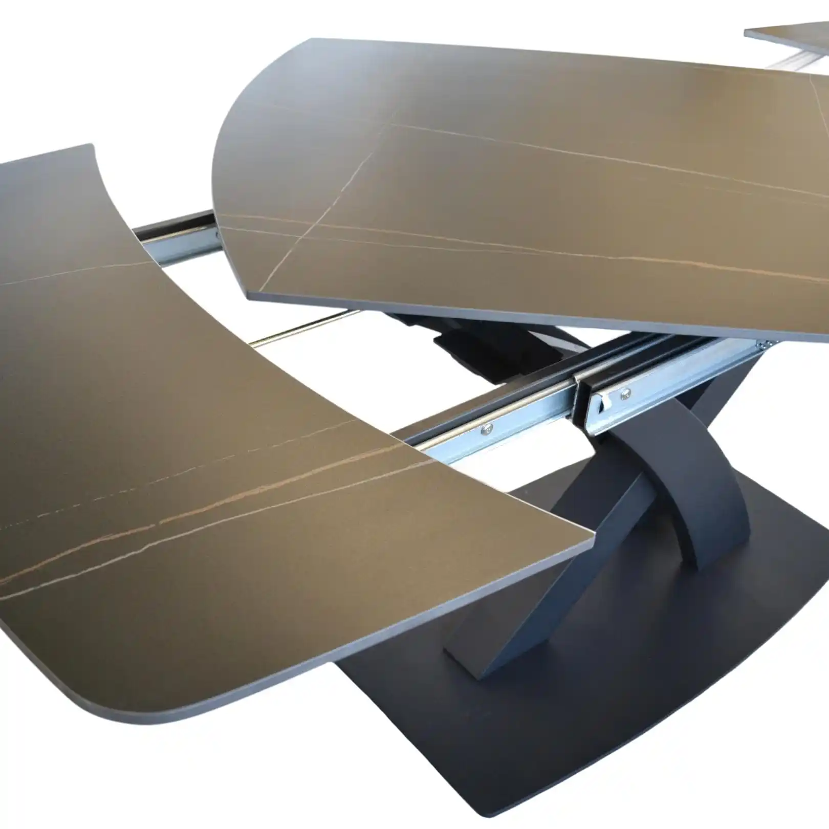 Стол раздвижной VALENSIA Black 120/180×850