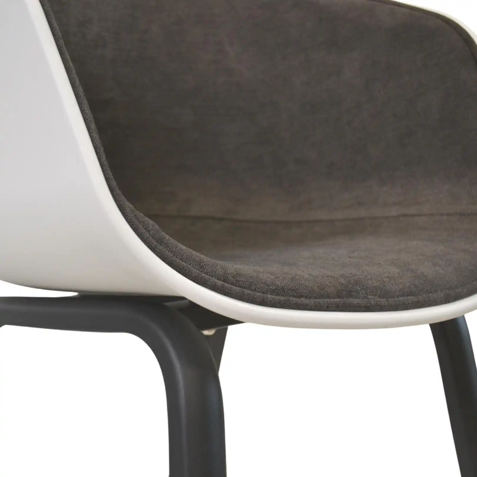 Scaun Cortez-F White-Grey/Black Legs