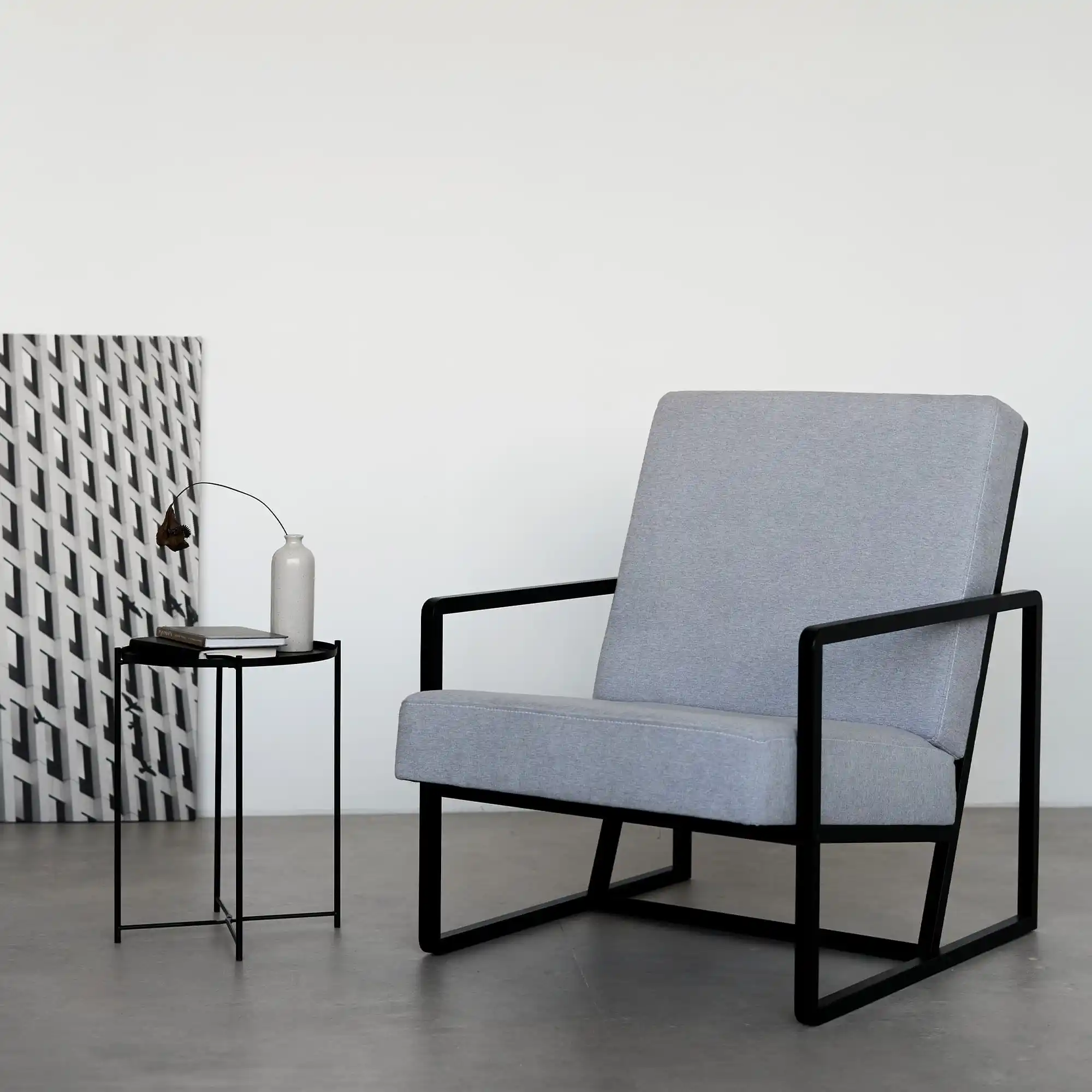 Кресло Milton Серое