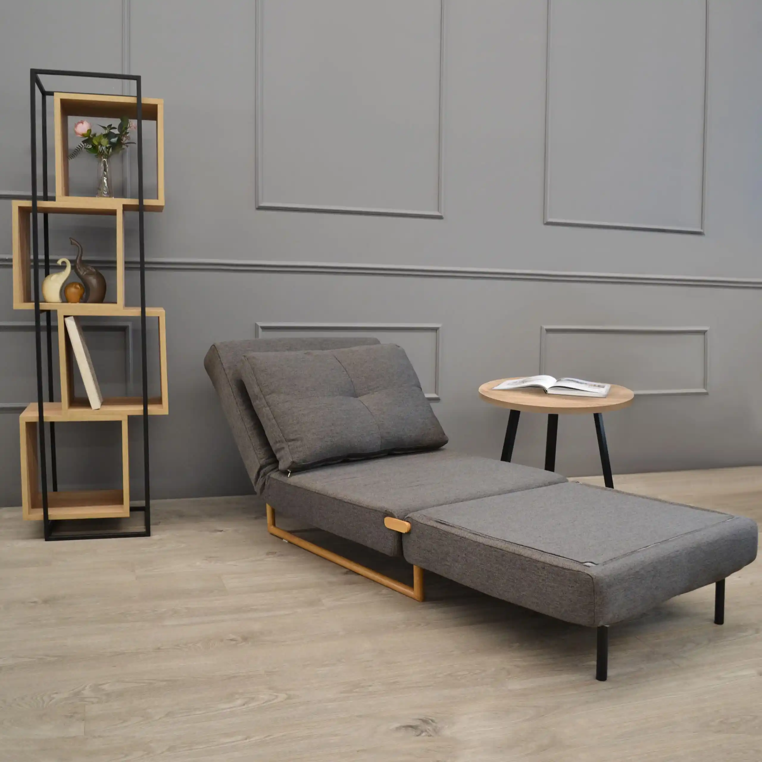 Fotoliu Extensibil Lm-105 (80 Cm) Dark Grey