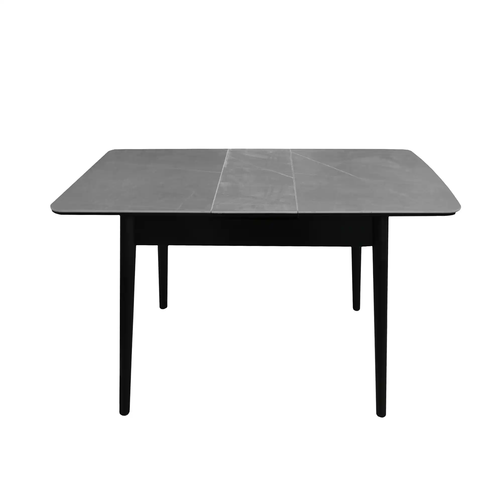 Masă Extensibilă Granna Grey+Black Legs