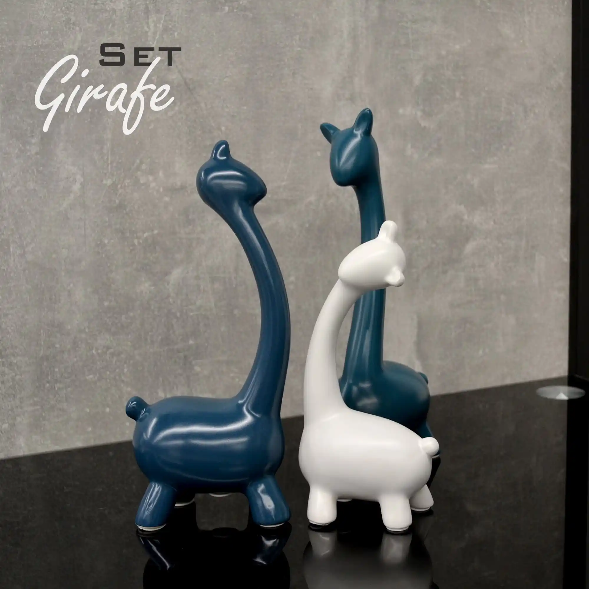 Set Suvenire GIRAFE Blue