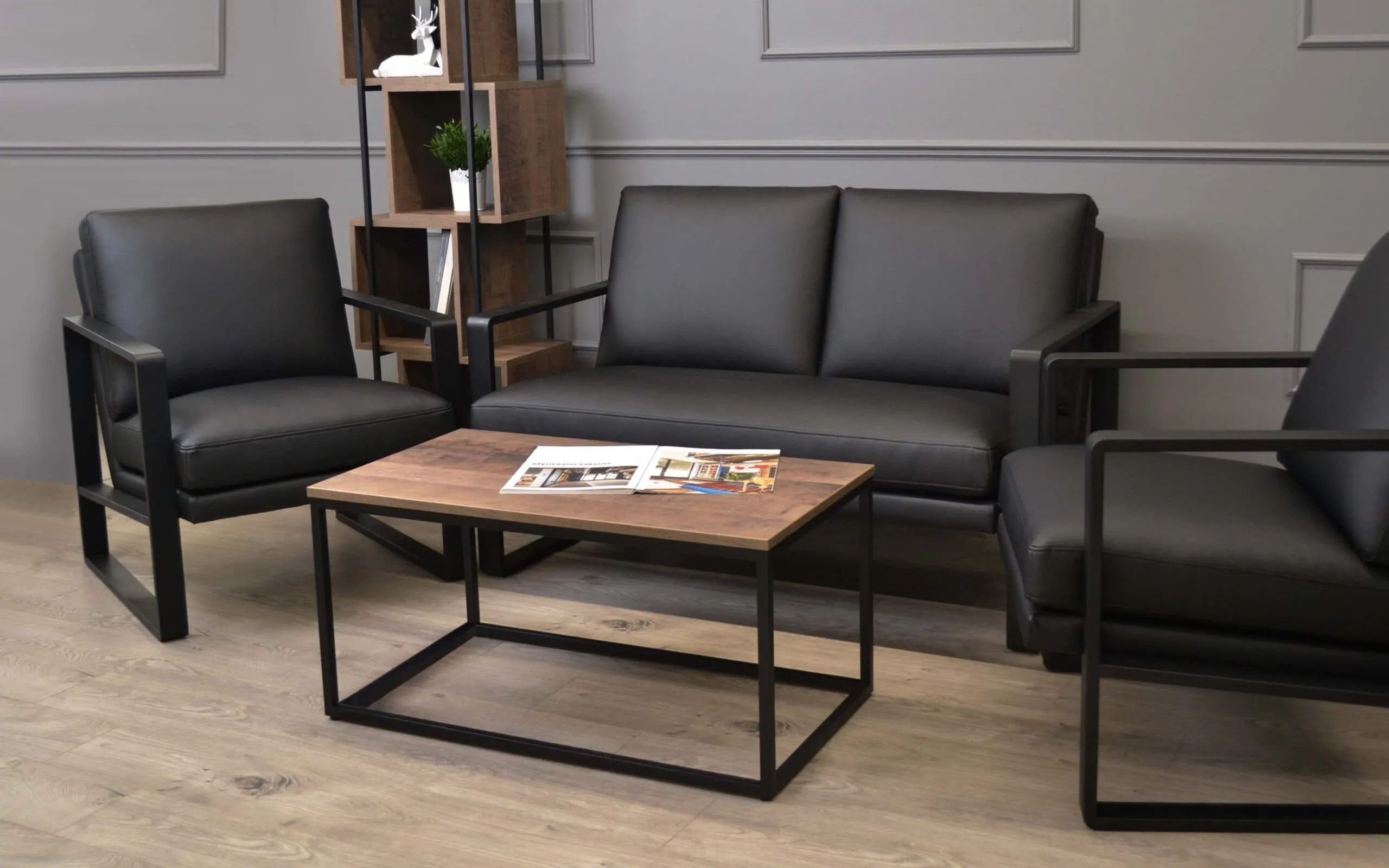 Canapea York Pu Black