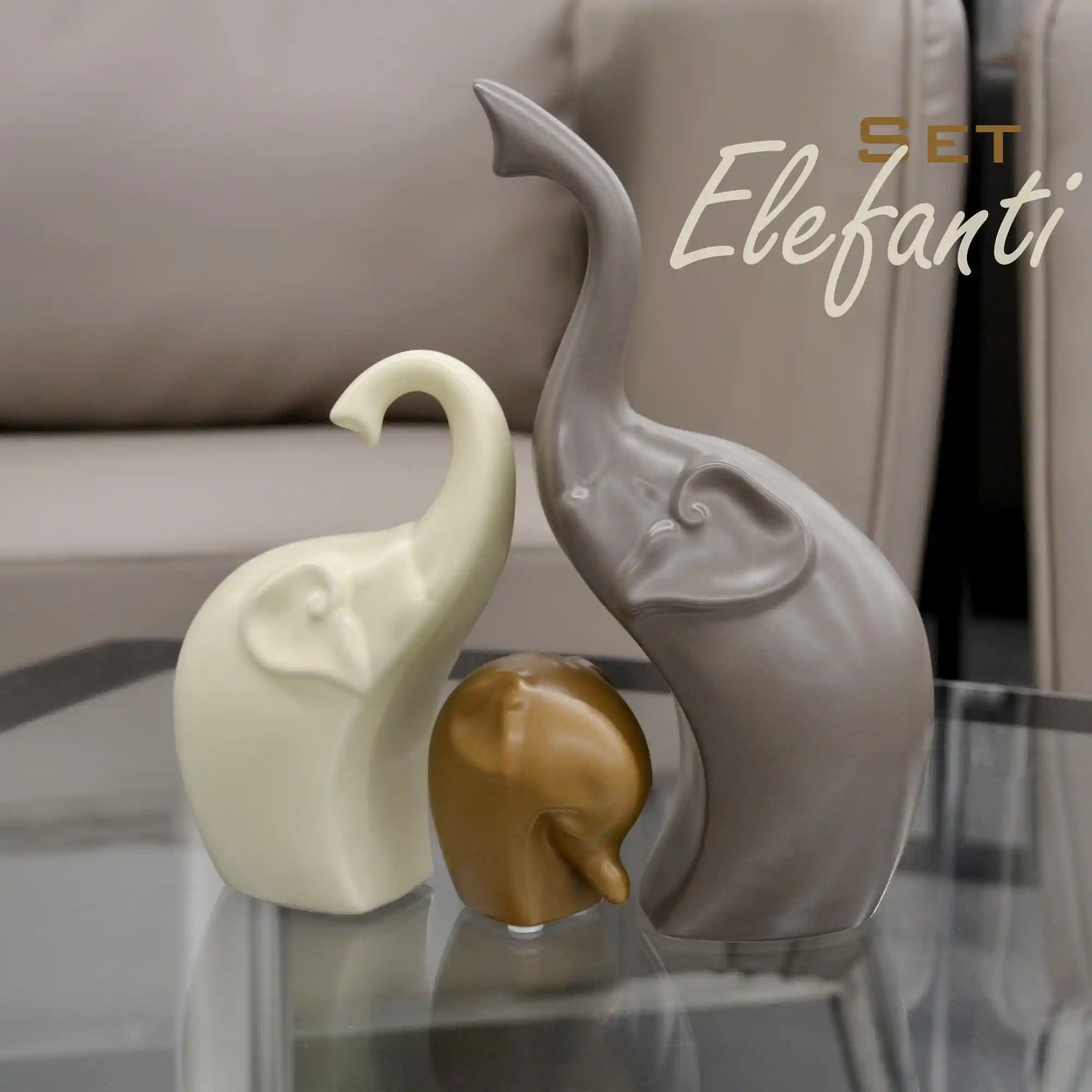 Set Suvenire Deco Elefanți