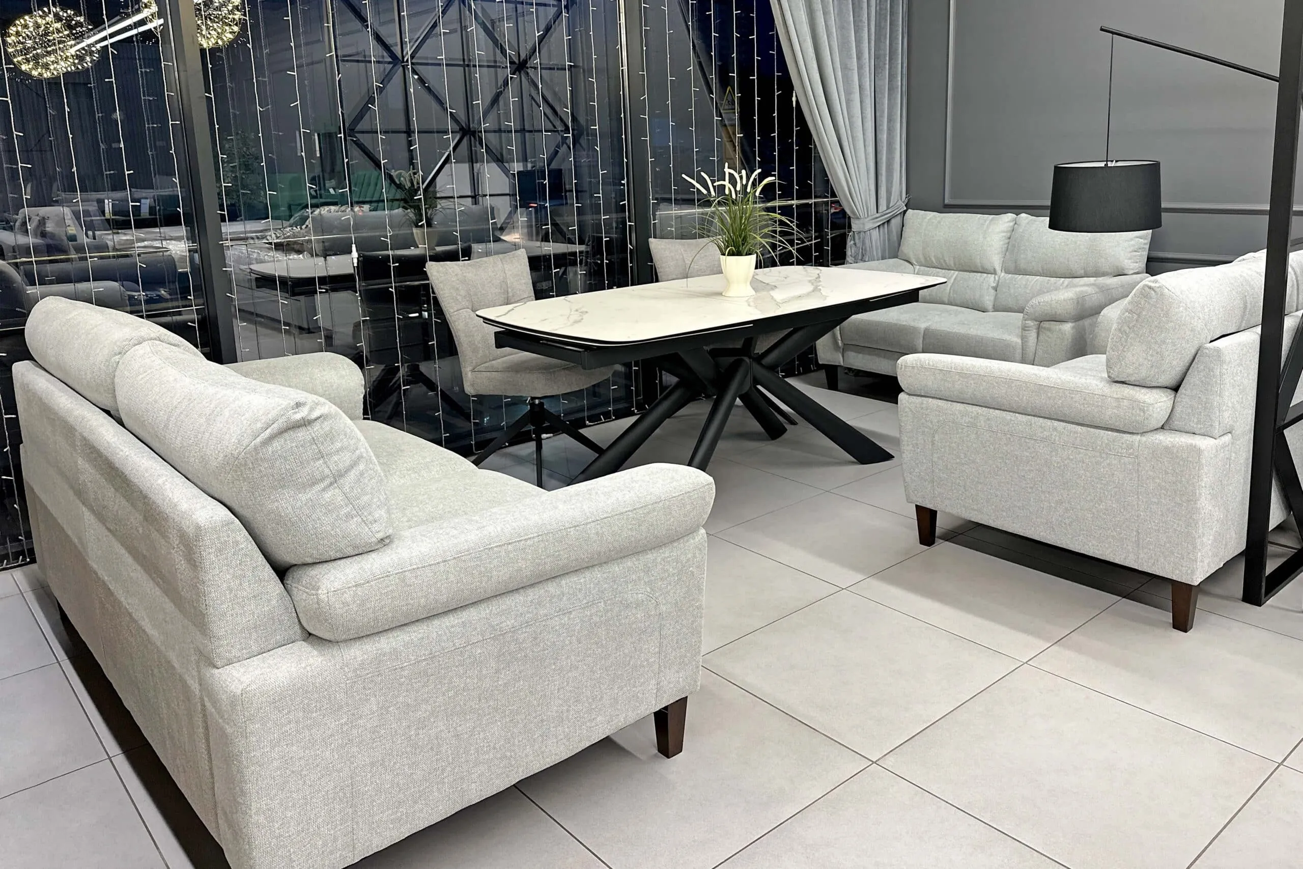 Canapea Mellissa-2 Grey