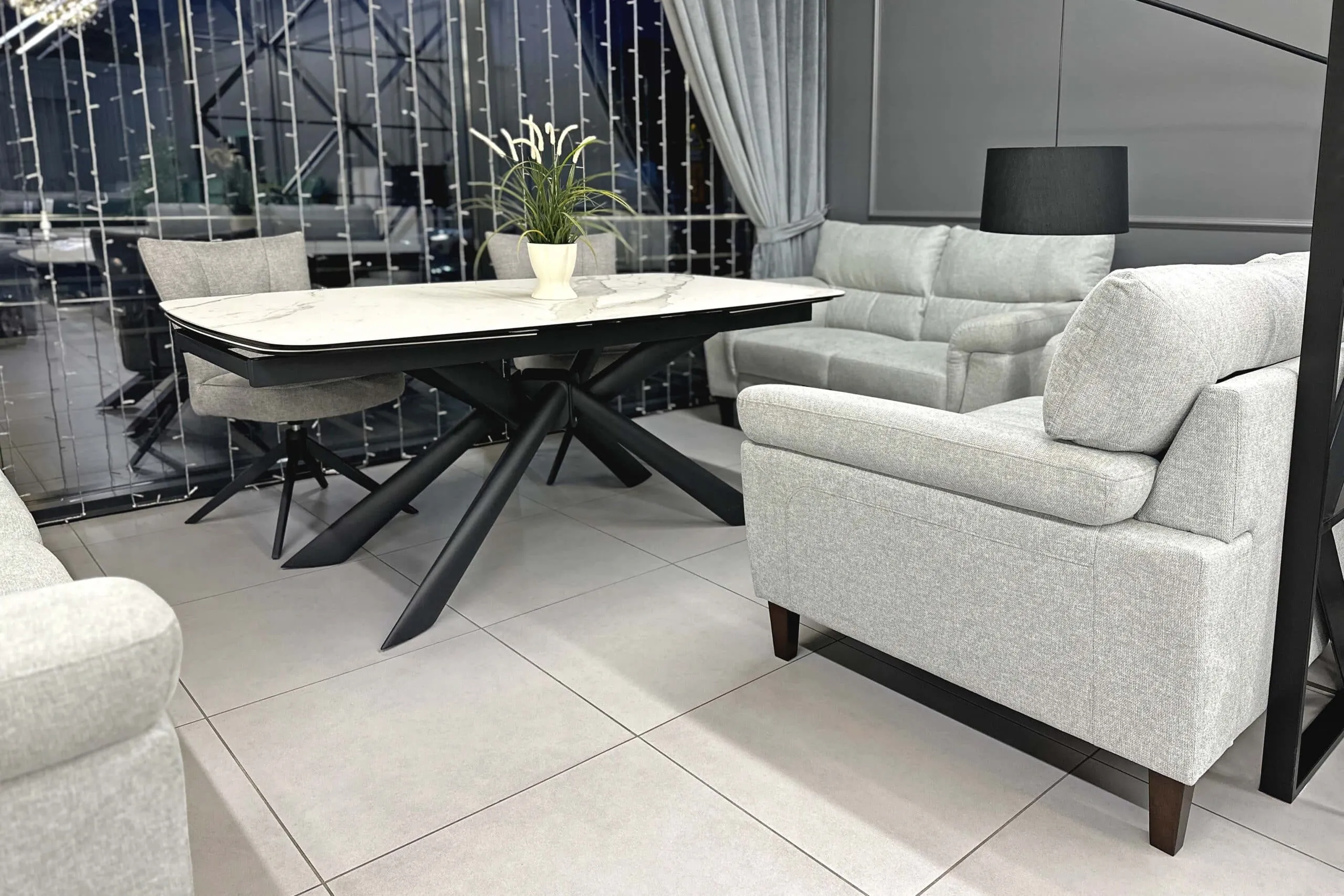 Canapea Mellissa-2 Grey