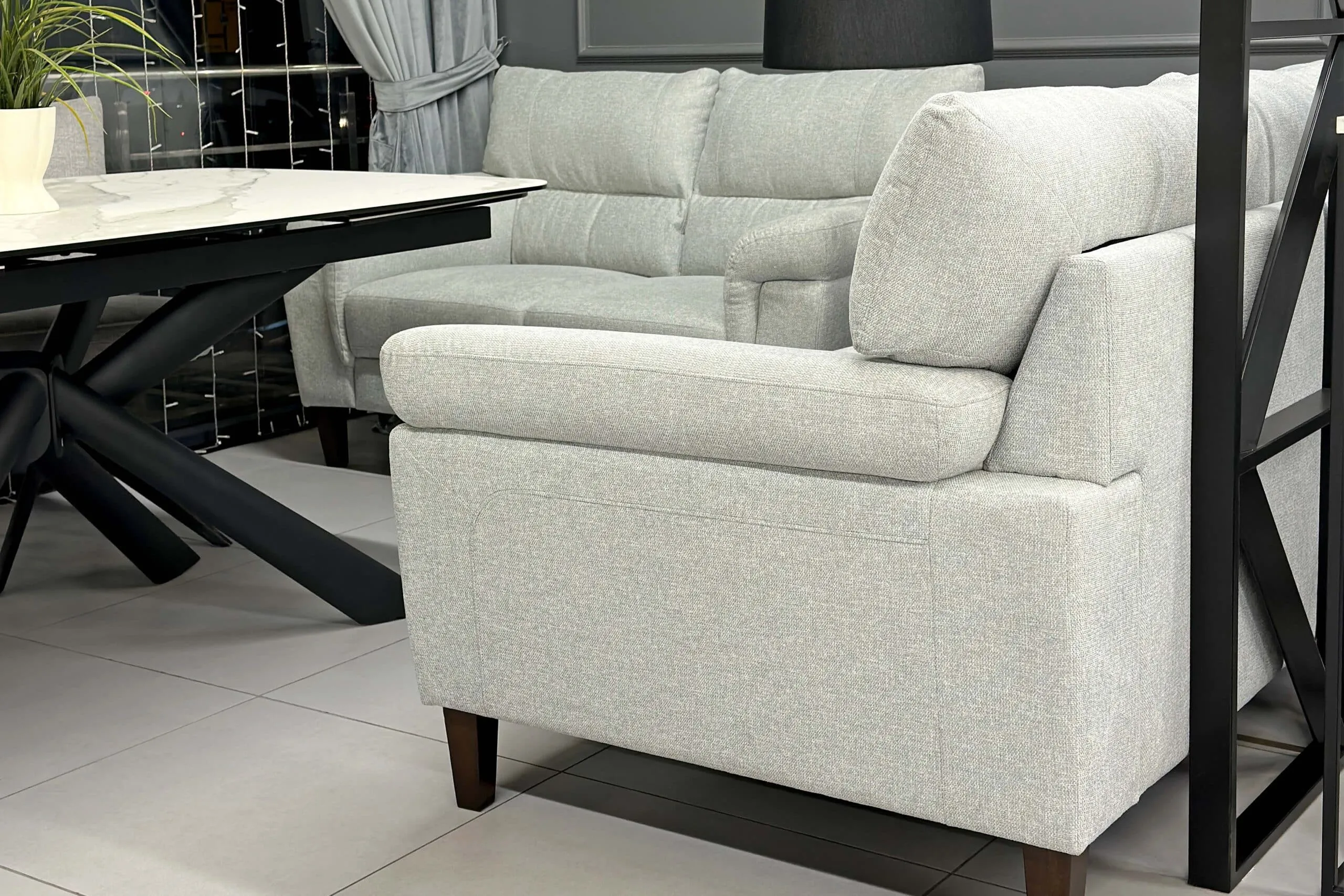 Canapea Mellissa-3 Grey