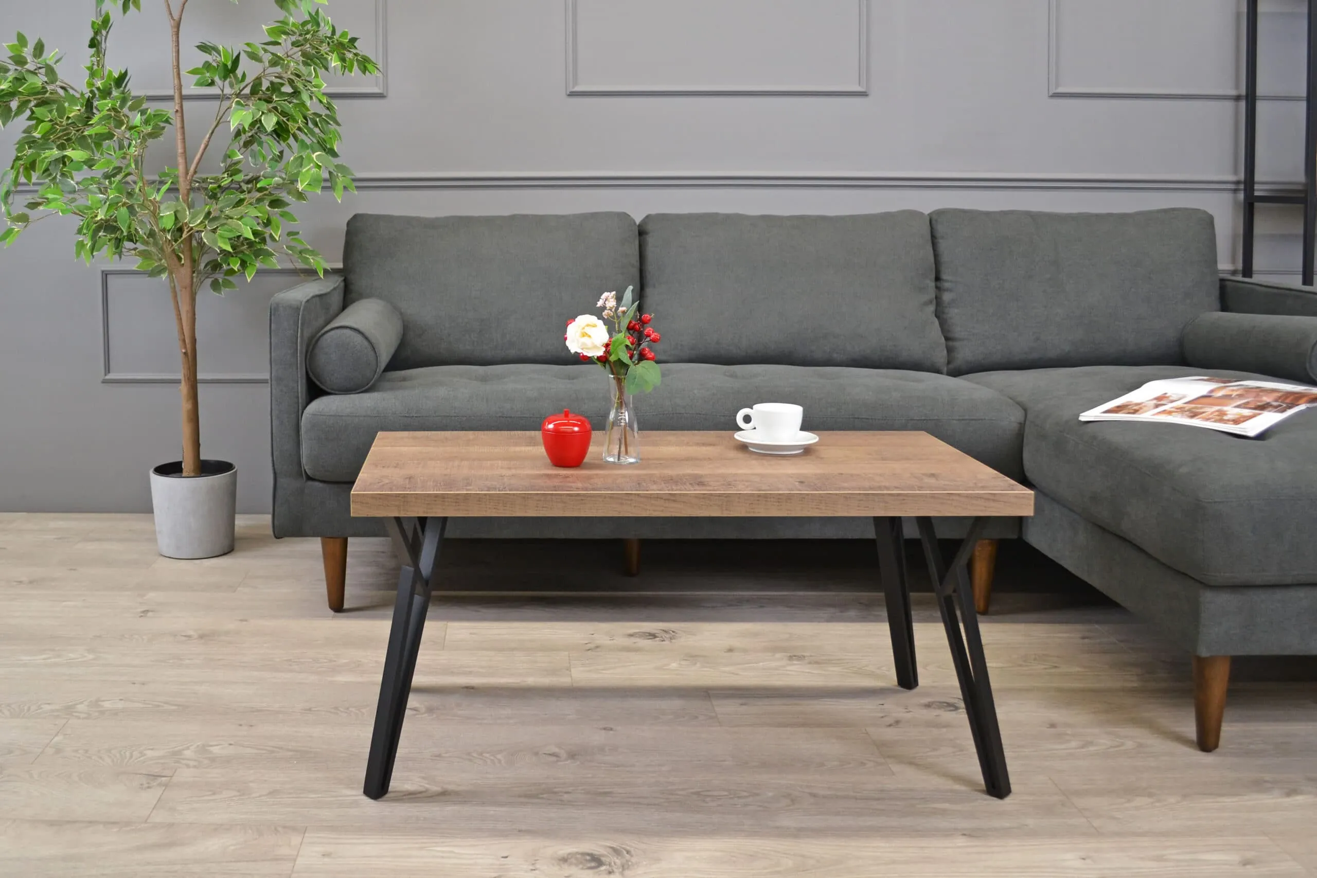 Canapea City Dark-Grey