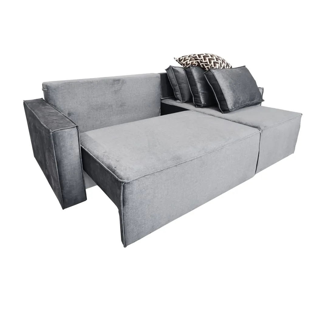 Canapea Extensibilă Kalifornia Dark-Grey