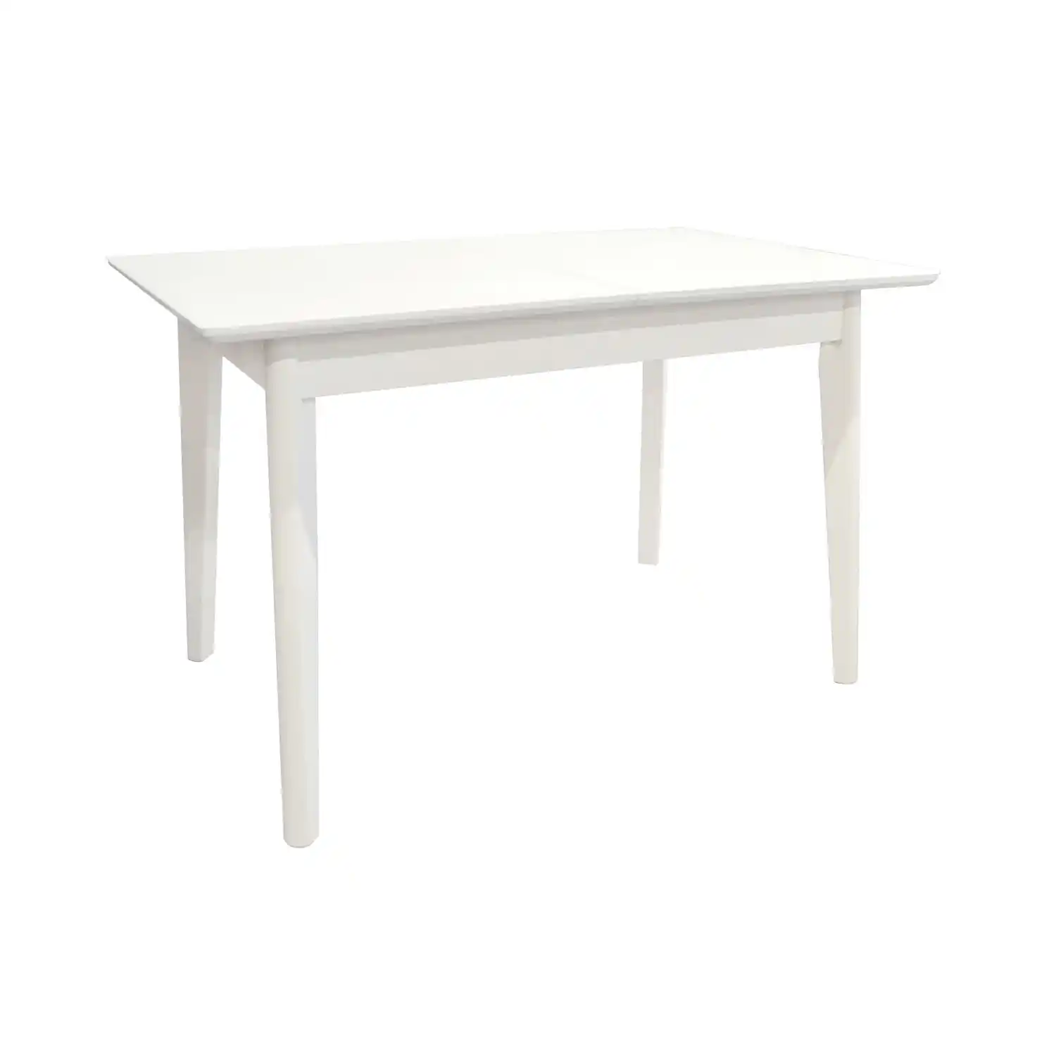 Masă Extensibilă MG-A05 White Glass+White Legs 120/150×75