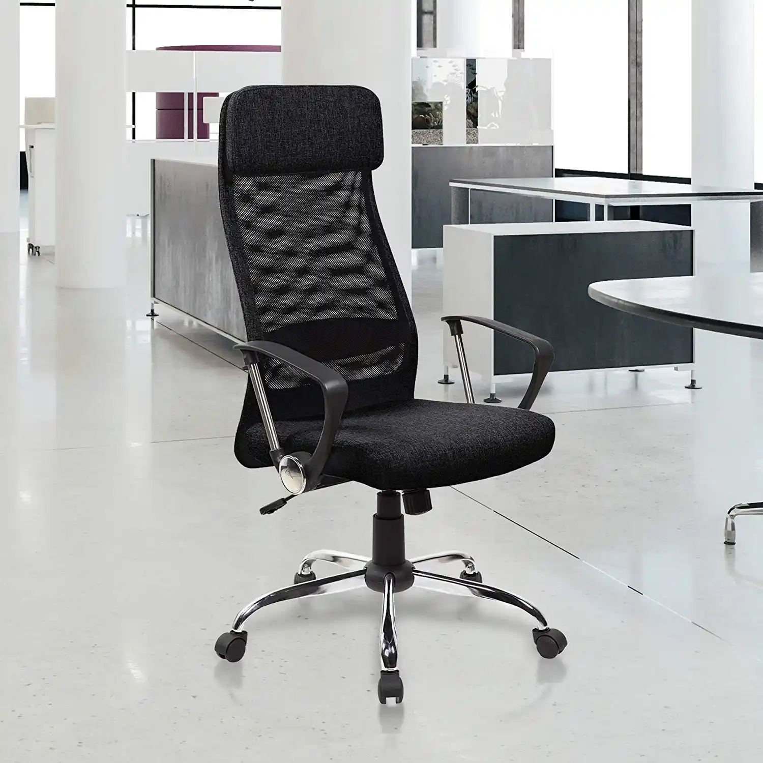 Fotoliu Birou F-65 Black