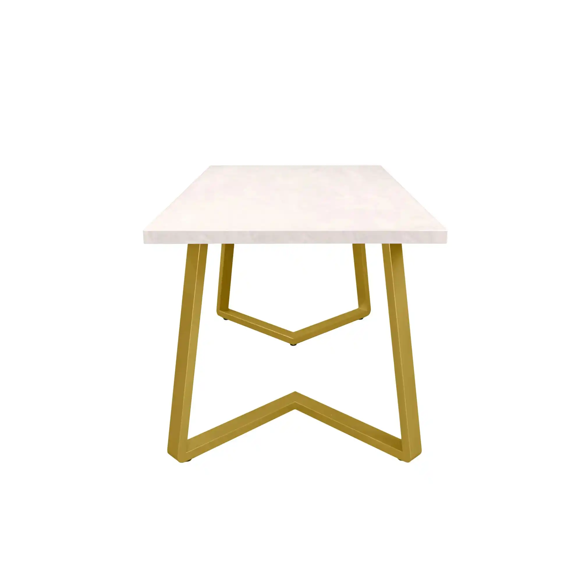Masă FRIDA Mătase+Golden Legs 150×80