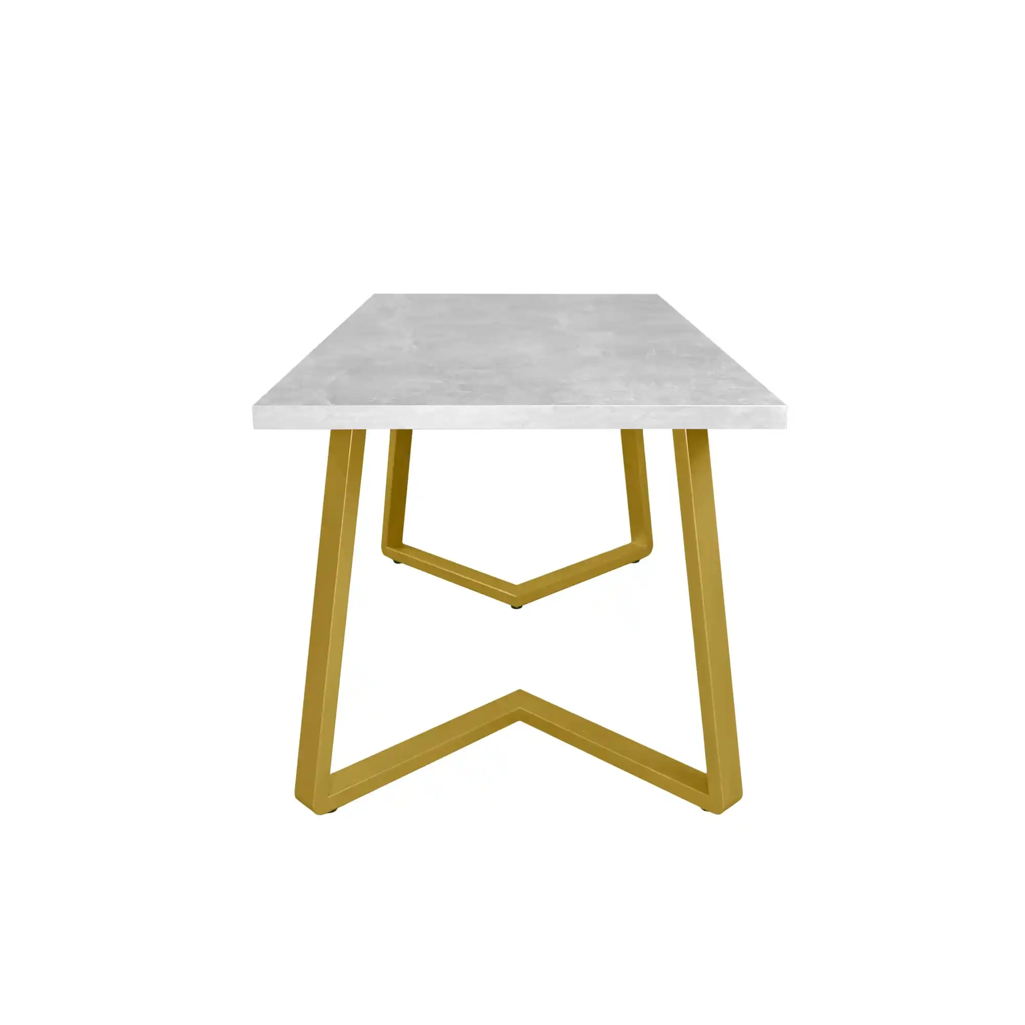 Masă FRIDA Beton+Golden Legs 150×80